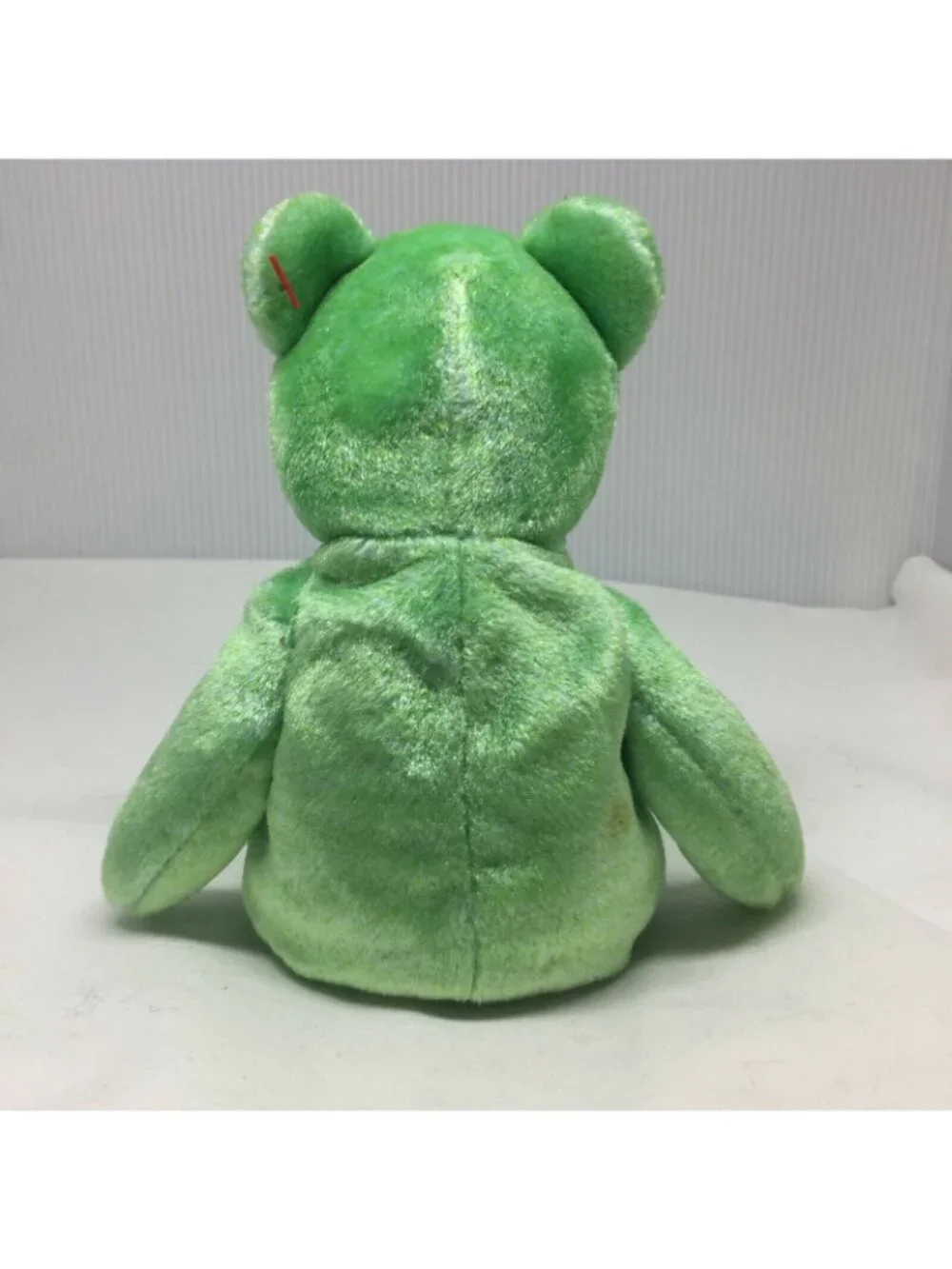 Ty Beanie Baby Green Kicks Bear Original Plush Stuffed Animal Retired W Tag 1999
